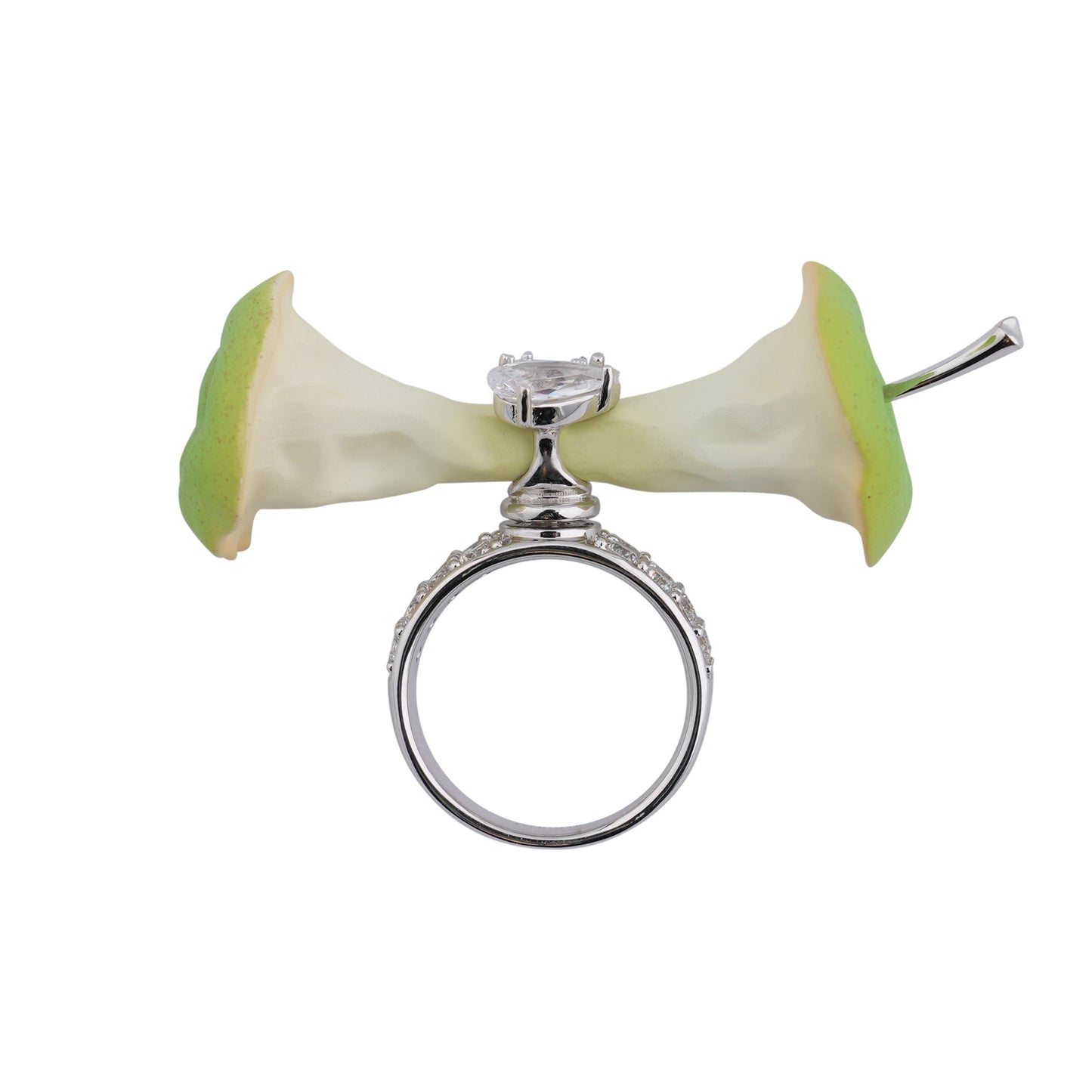 SPIN APPLE CORE RING / GREEN