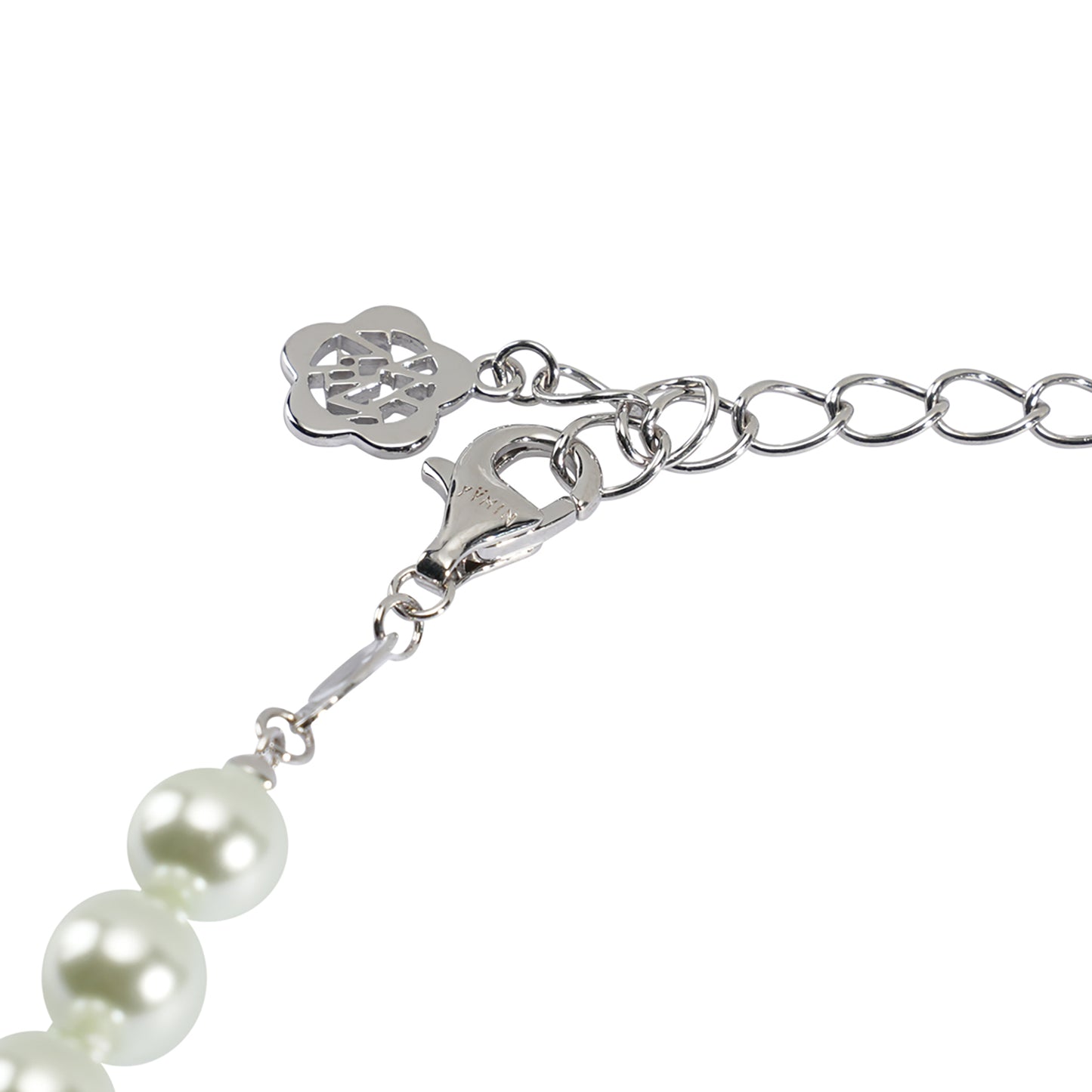 VINES PEARL NECKLACE / GREEN