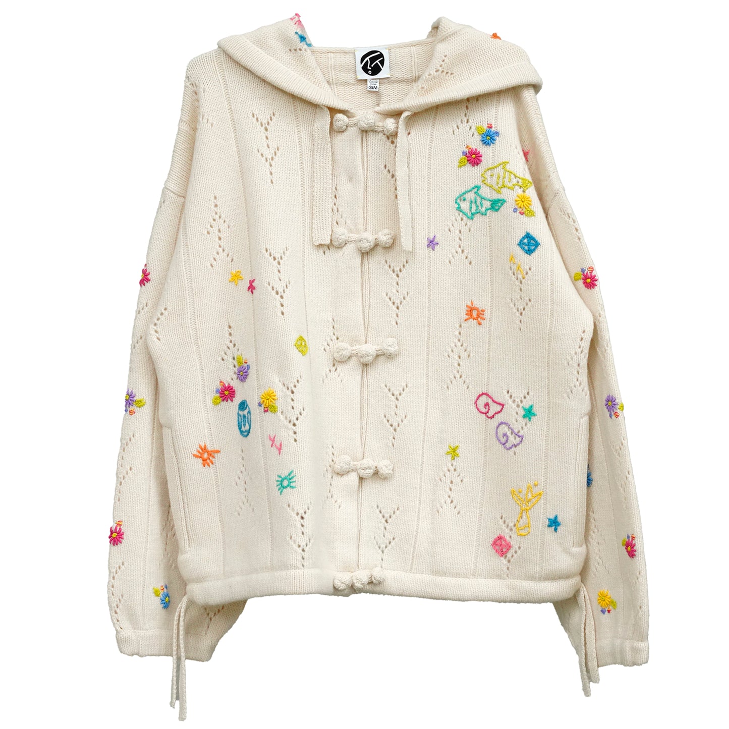 DAISY OVERSIZED HOOD JACKET / CHALK