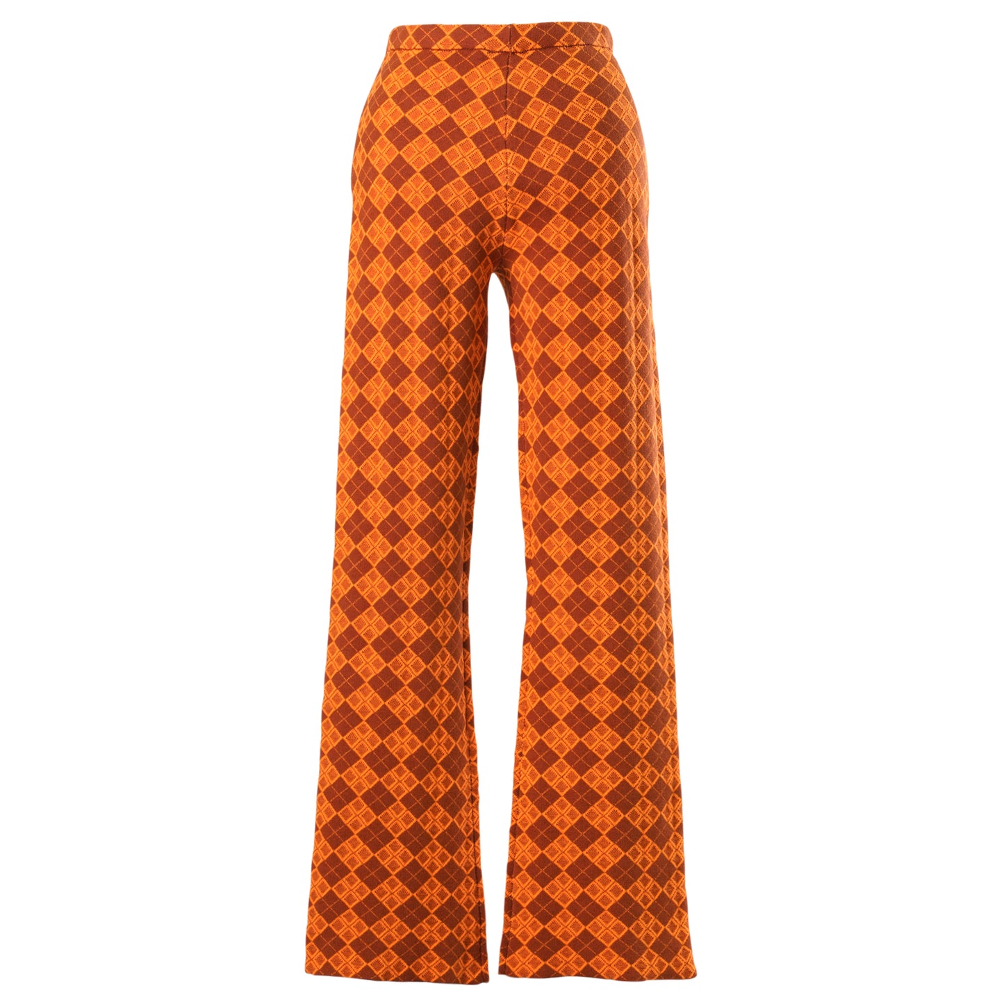 ARGYLE SLIM PANT / ORANGE MULTI