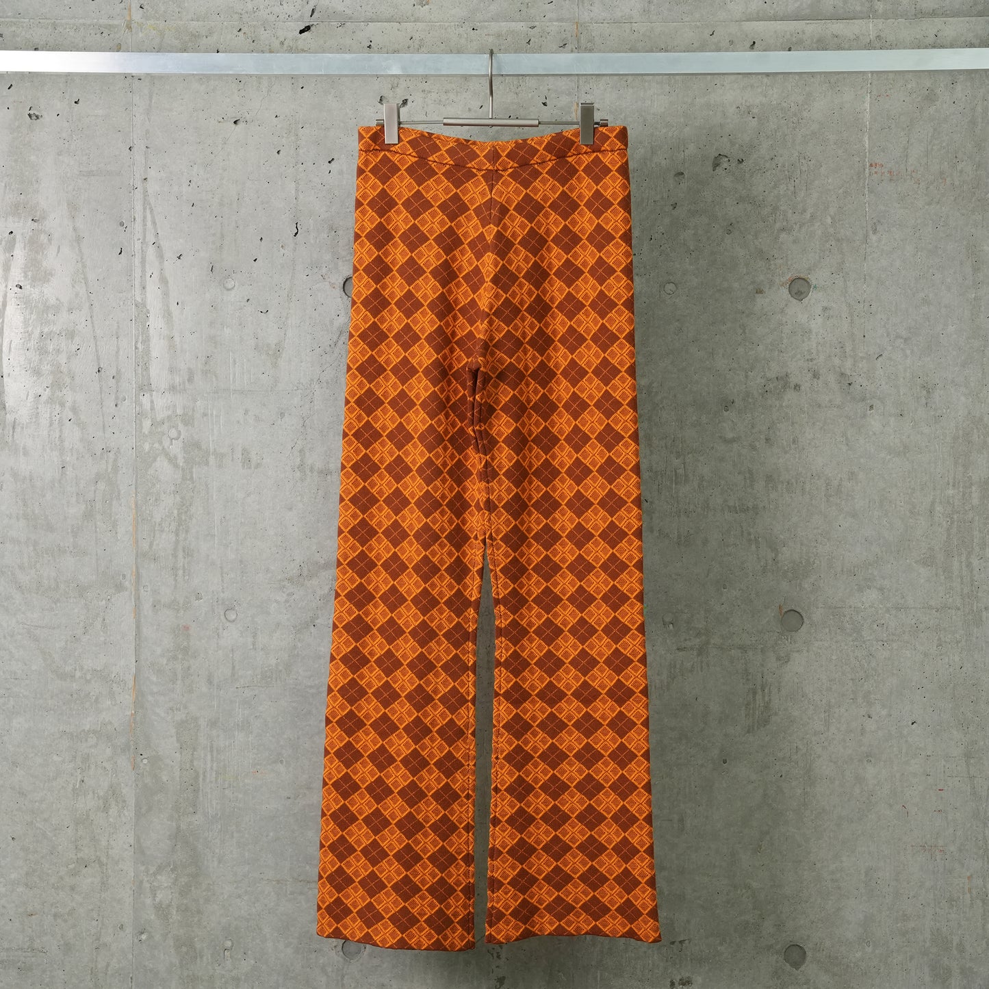 ARGYLE SLIM PANT / ORANGE MULTI