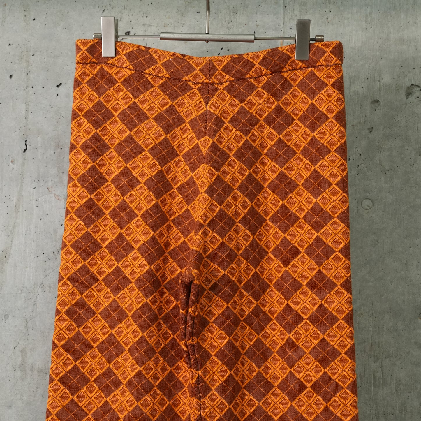 ARGYLE SLIM PANT / ORANGE MULTI