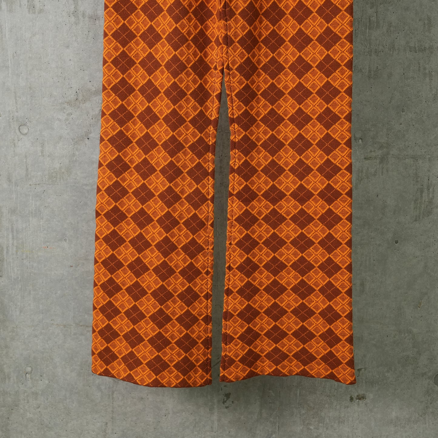 ARGYLE SLIM PANT / ORANGE MULTI