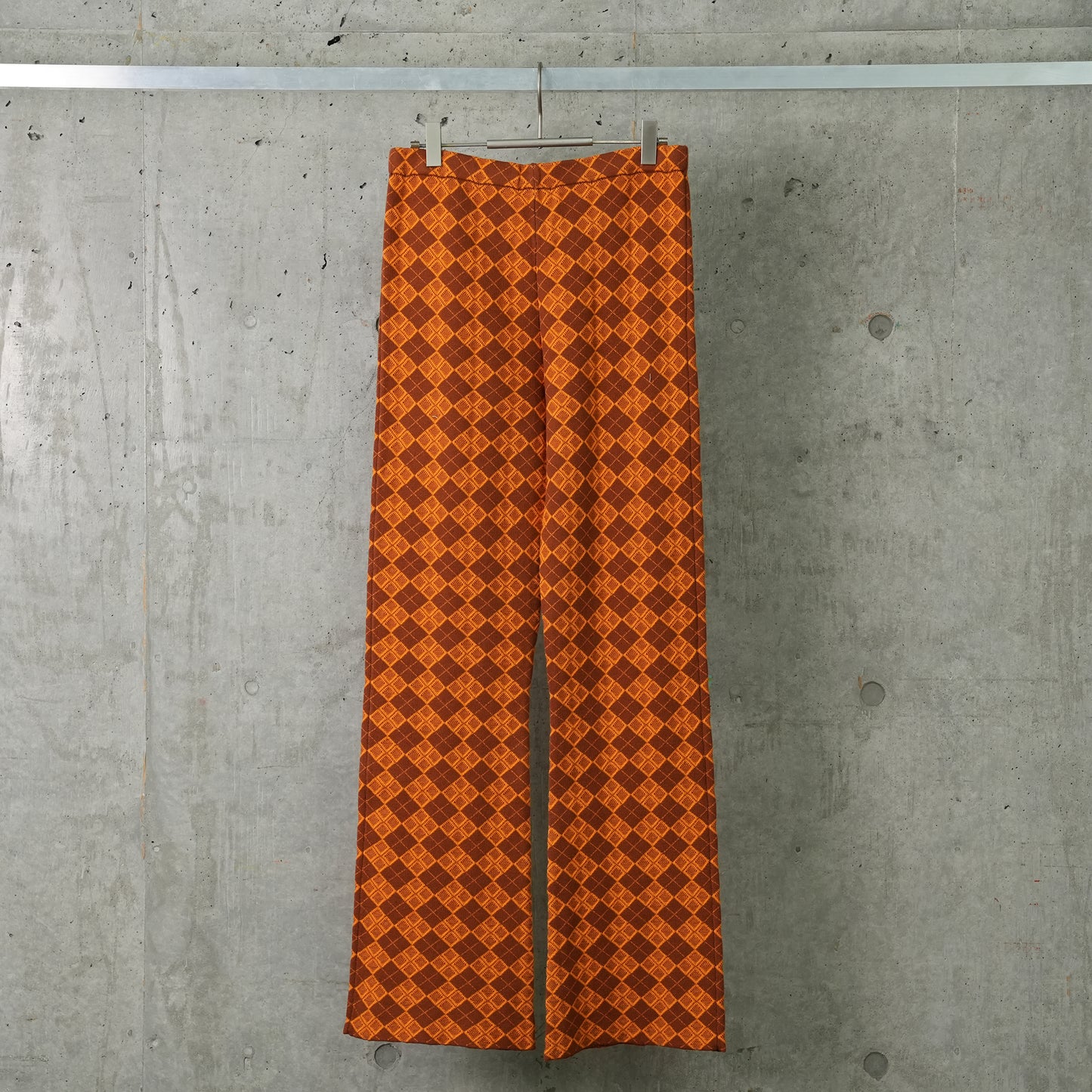 ARGYLE SLIM PANT / ORANGE MULTI