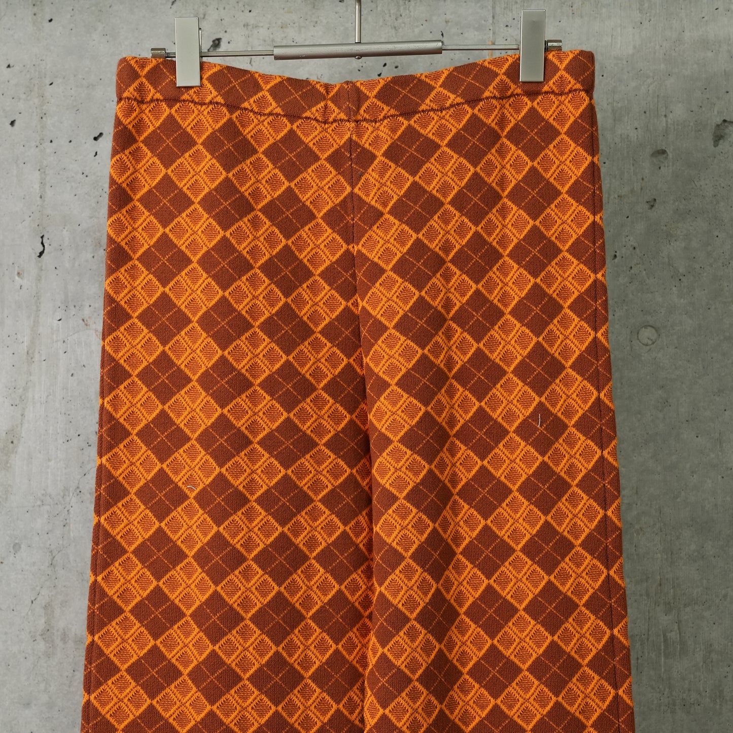 ARGYLE SLIM PANT / ORANGE MULTI