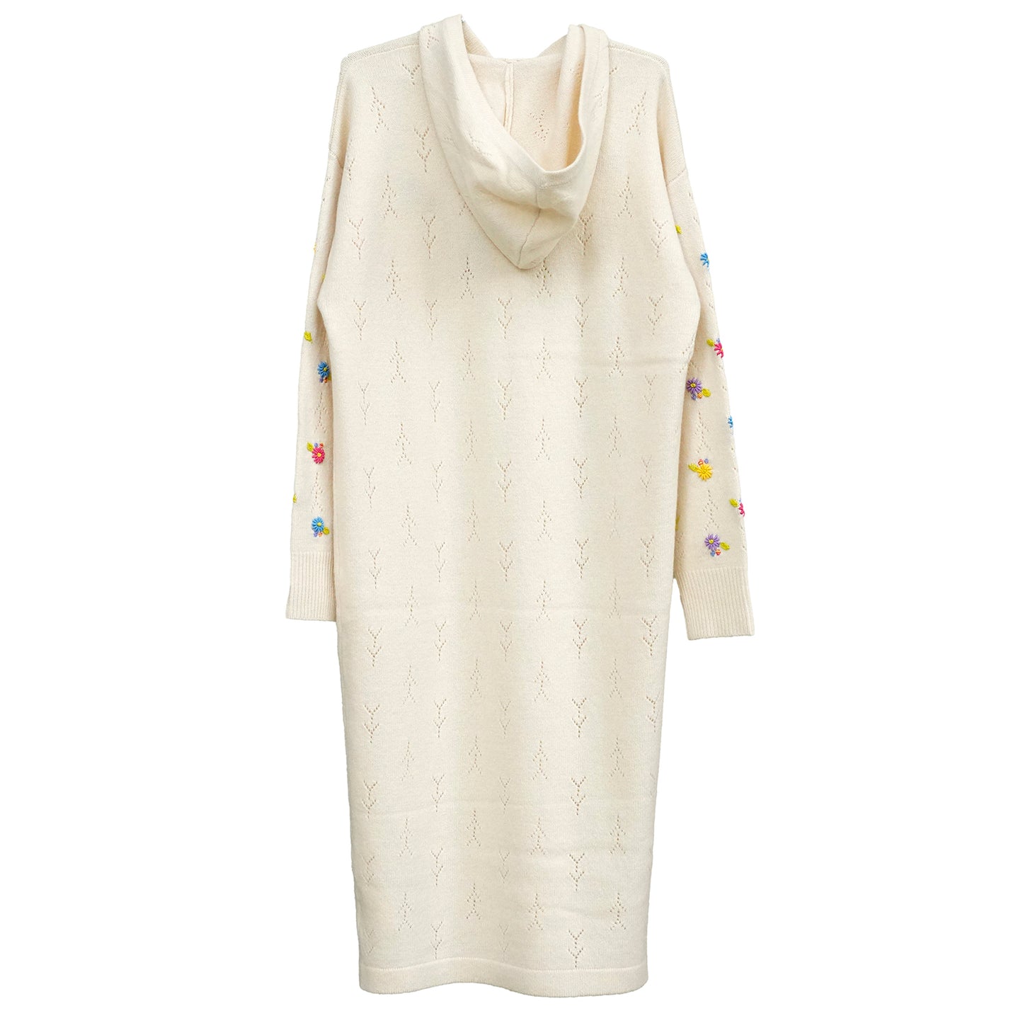 DAISY HOODY MAXI DRESS / CHALK