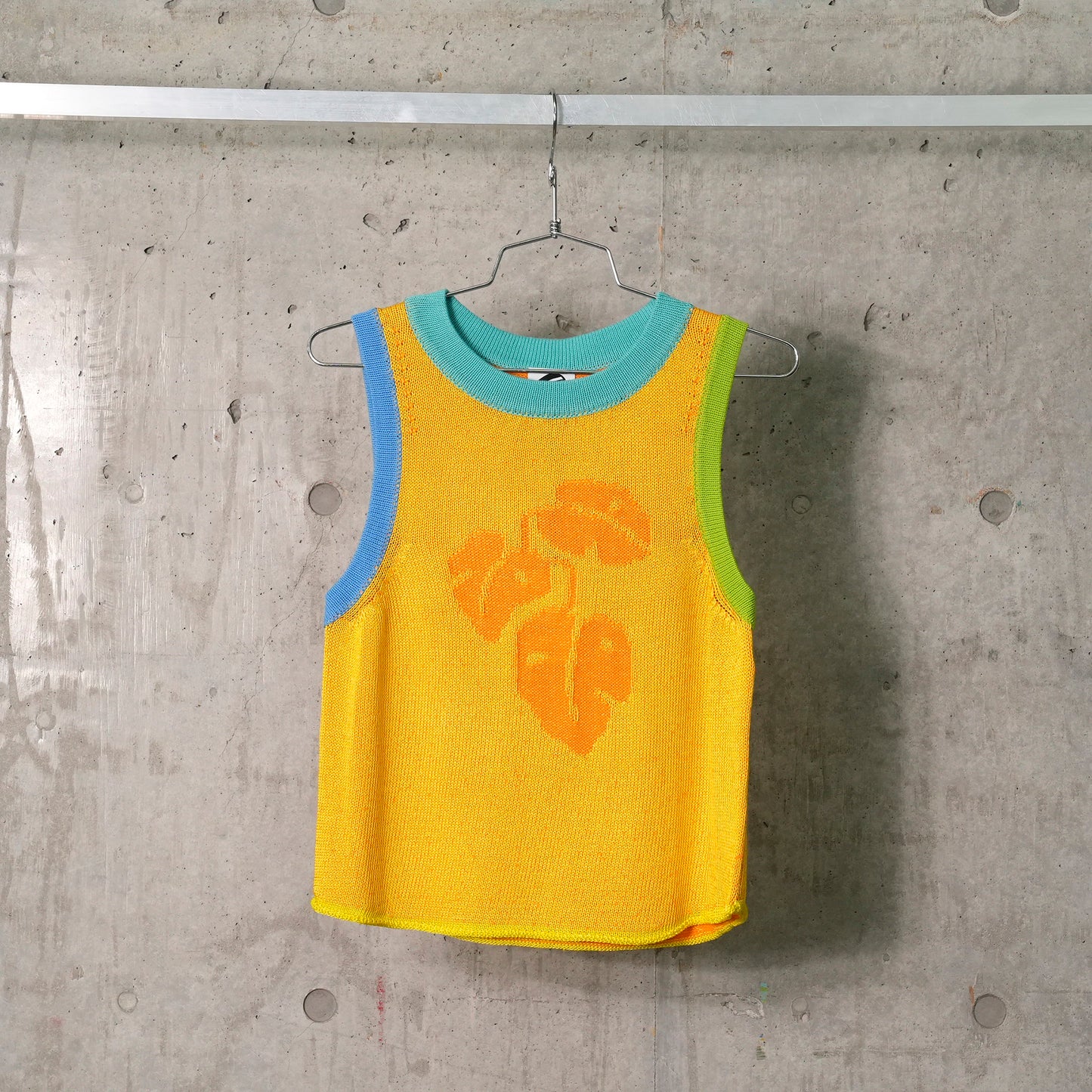 MONSTERA TANK TOP / YELLOW