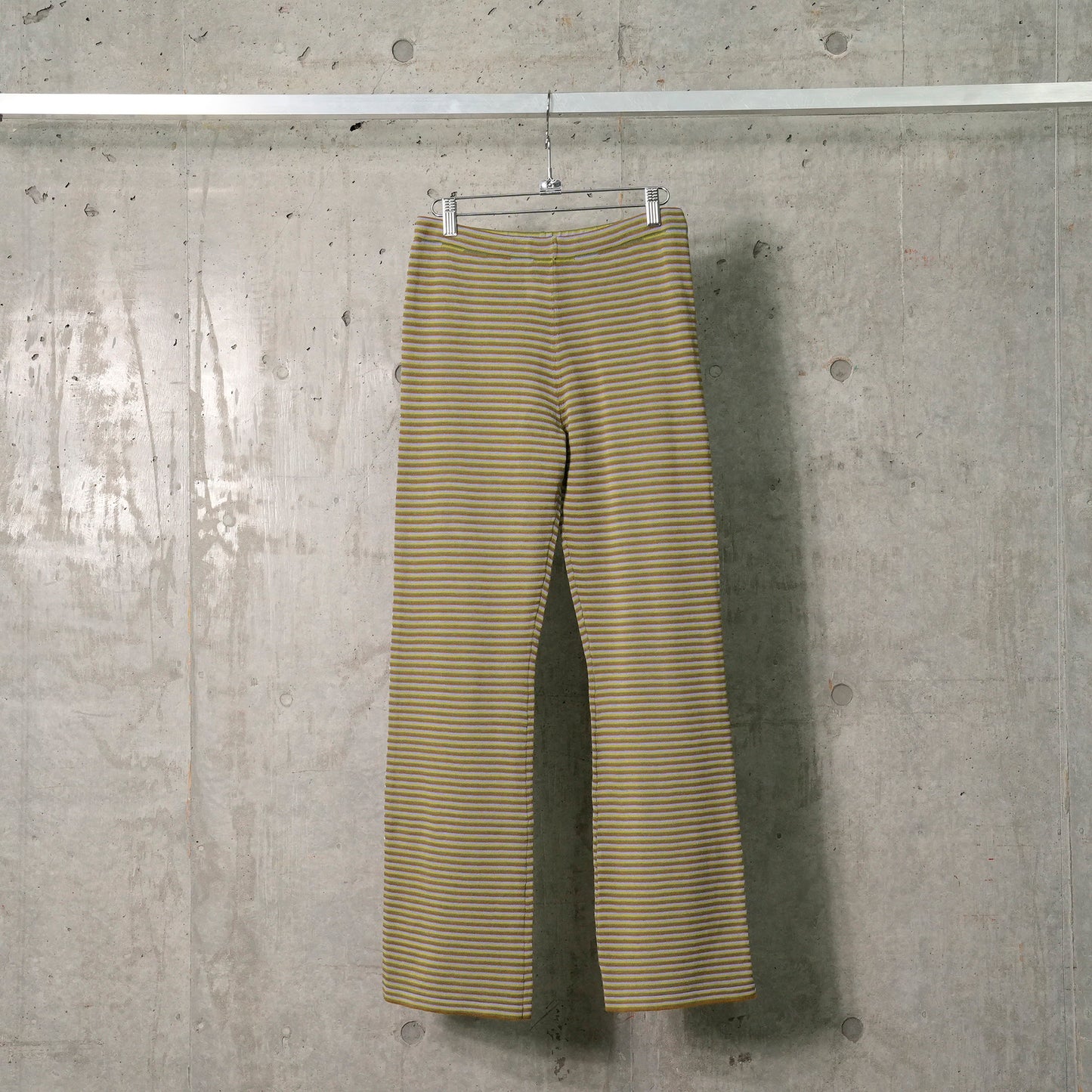 ROMY MICROSTRIPE PANT W/ MINI SKIRT / ARMY STRIPE