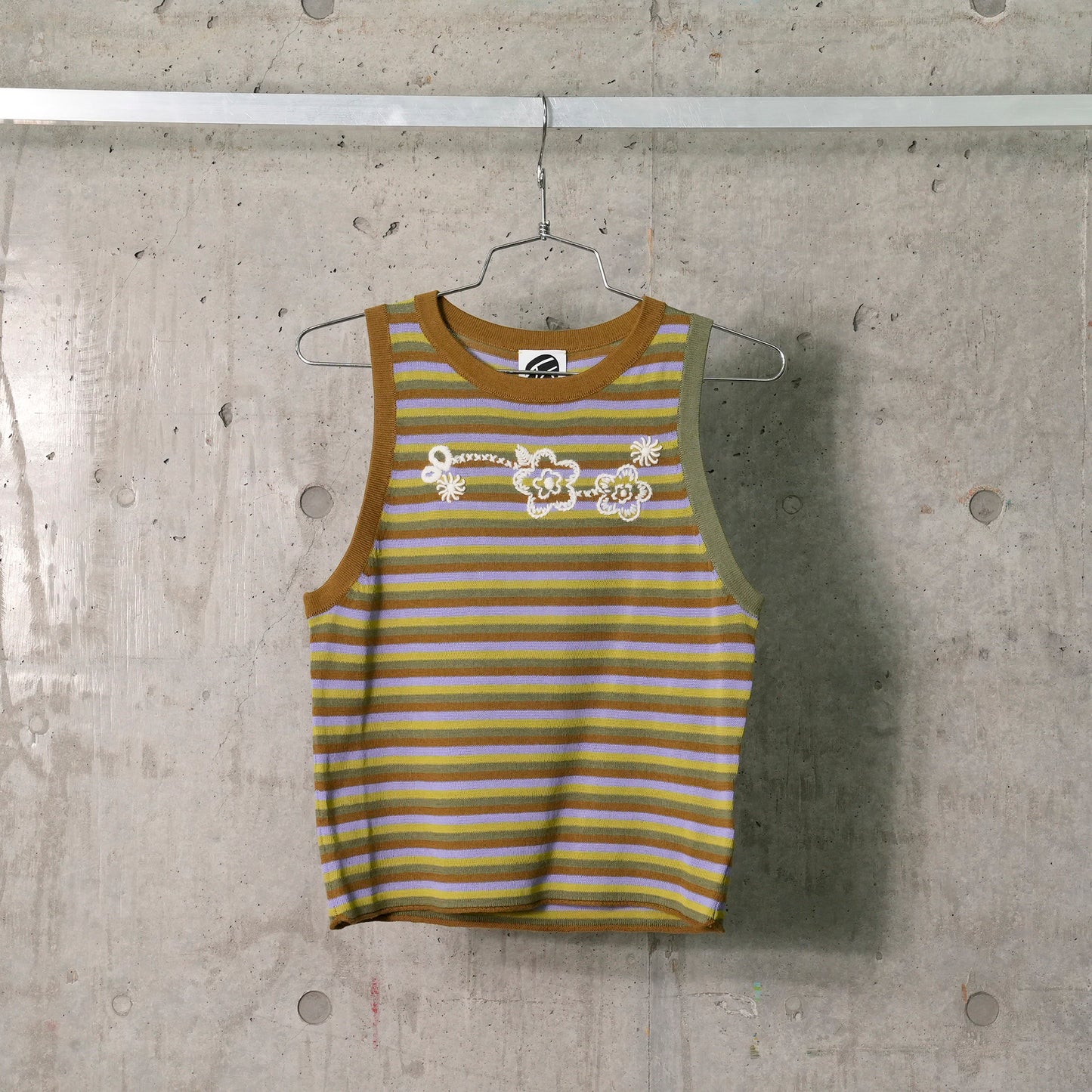 ROMY TANK TOP / ARMY STRIPE