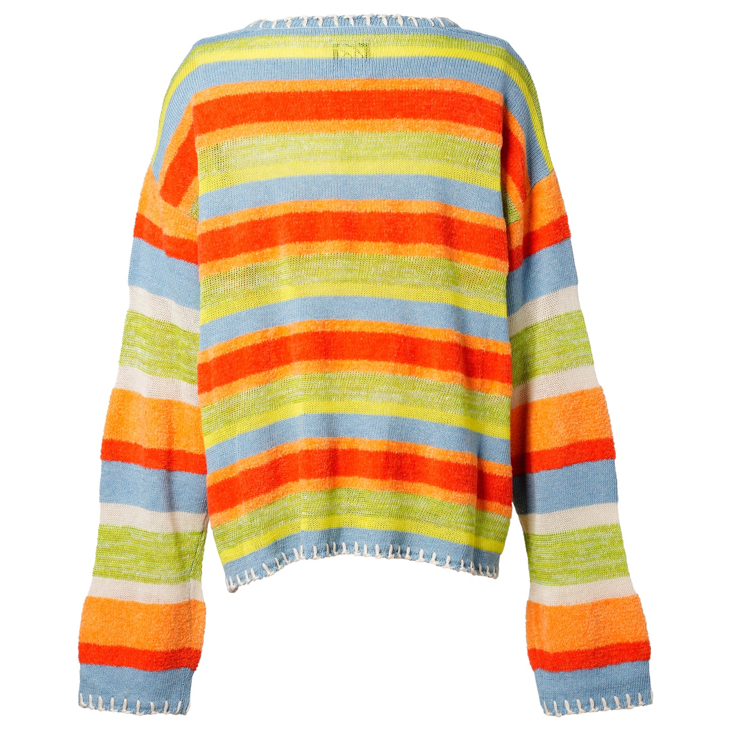 FLOATEE EASY BOATNECK PULLOVER / LIME/RED MULTI