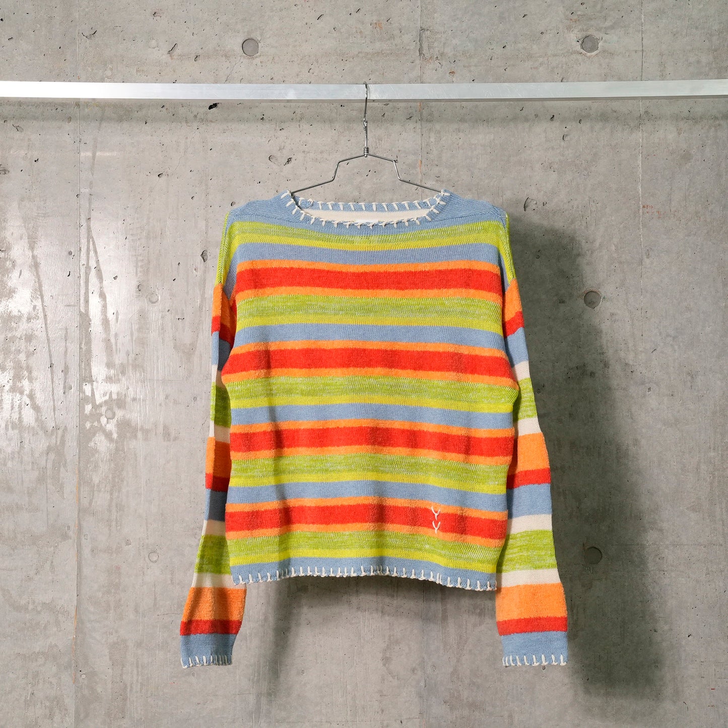 FLOATEE EASY BOATNECK PULLOVER / LIME/RED MULTI