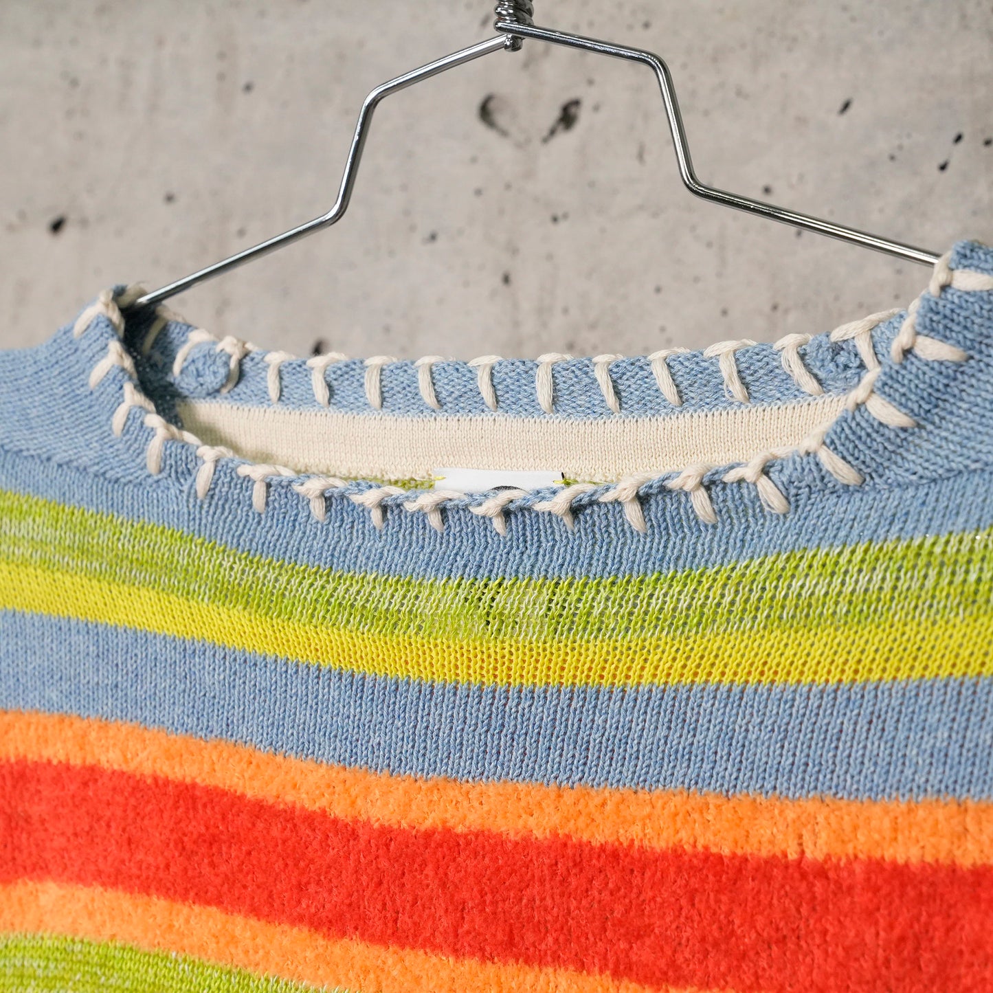 FLOATEE EASY BOATNECK PULLOVER / LIME/RED MULTI