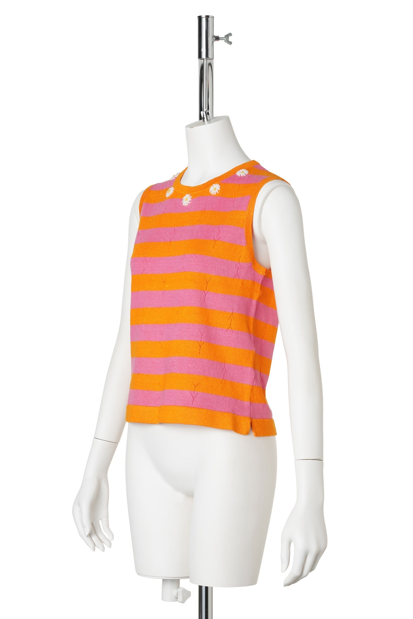 DAISY LINEN TANK / CANDY/ORANGE