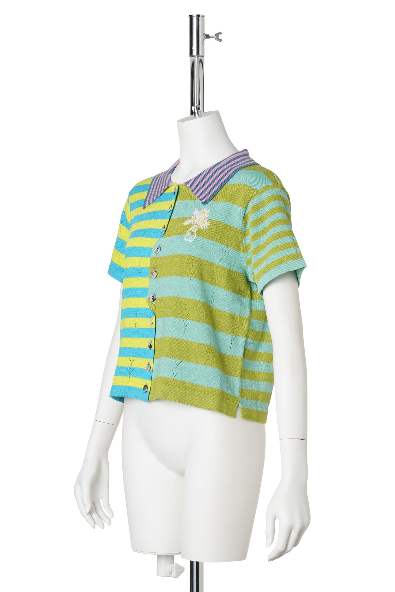 DAISY LINEN SS CARDIGAN / LIME