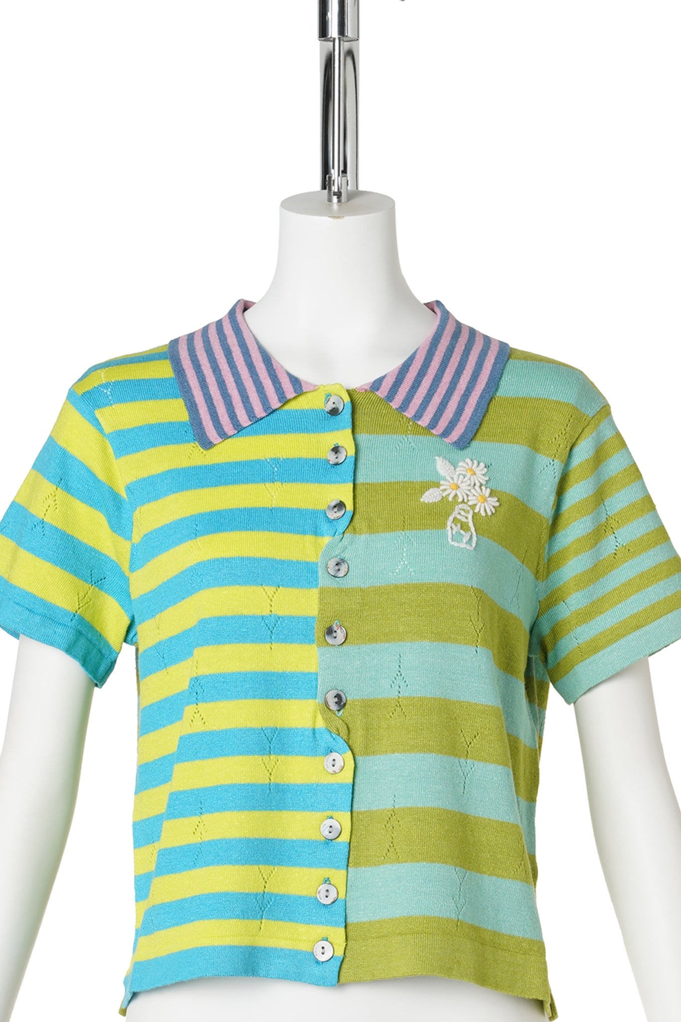 DAISY LINEN SS CARDIGAN / LIME