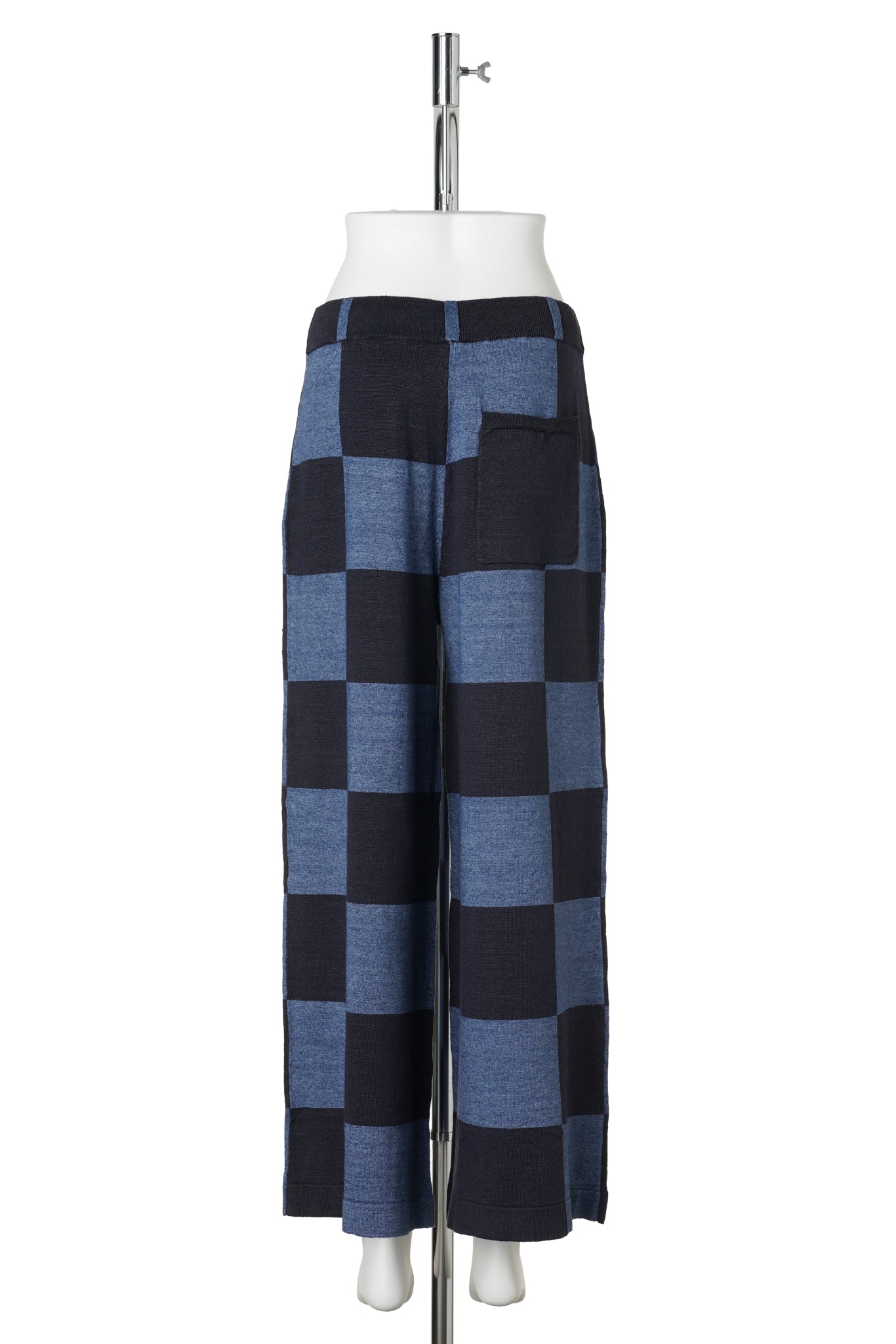 DAISY LINEN CHECK PANT / DENIM