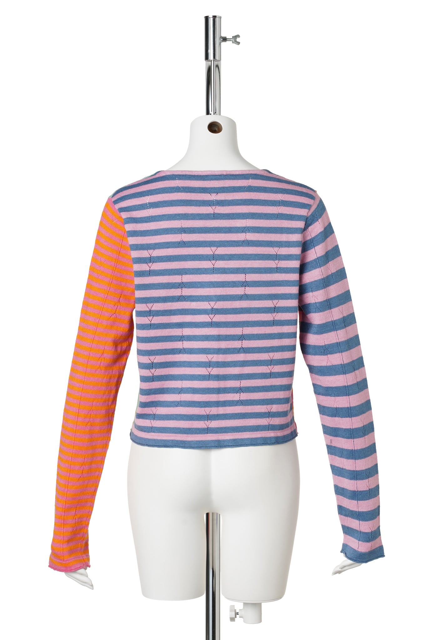 DAISY LINEN CARDIGAN / CANDY/ORANGE