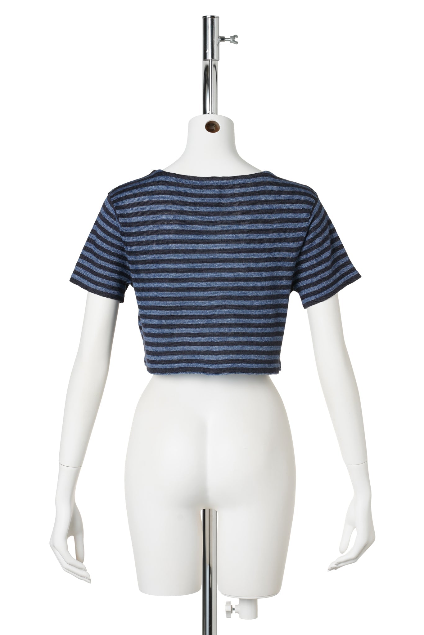 DAISY LINEN SS CROP PULLOVER / DENIM