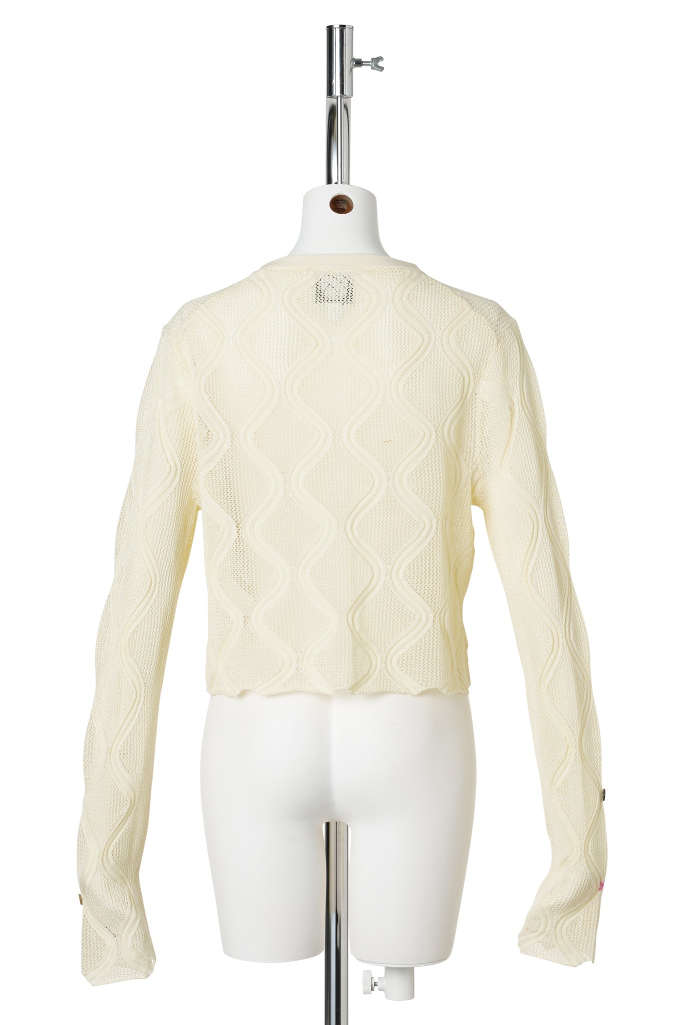 LATTICE CARDIGANN / IVORY