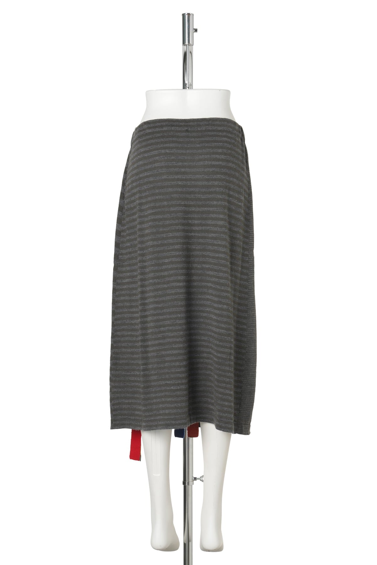 MISMATCH SHIFT SKIRT / GREY MULTI