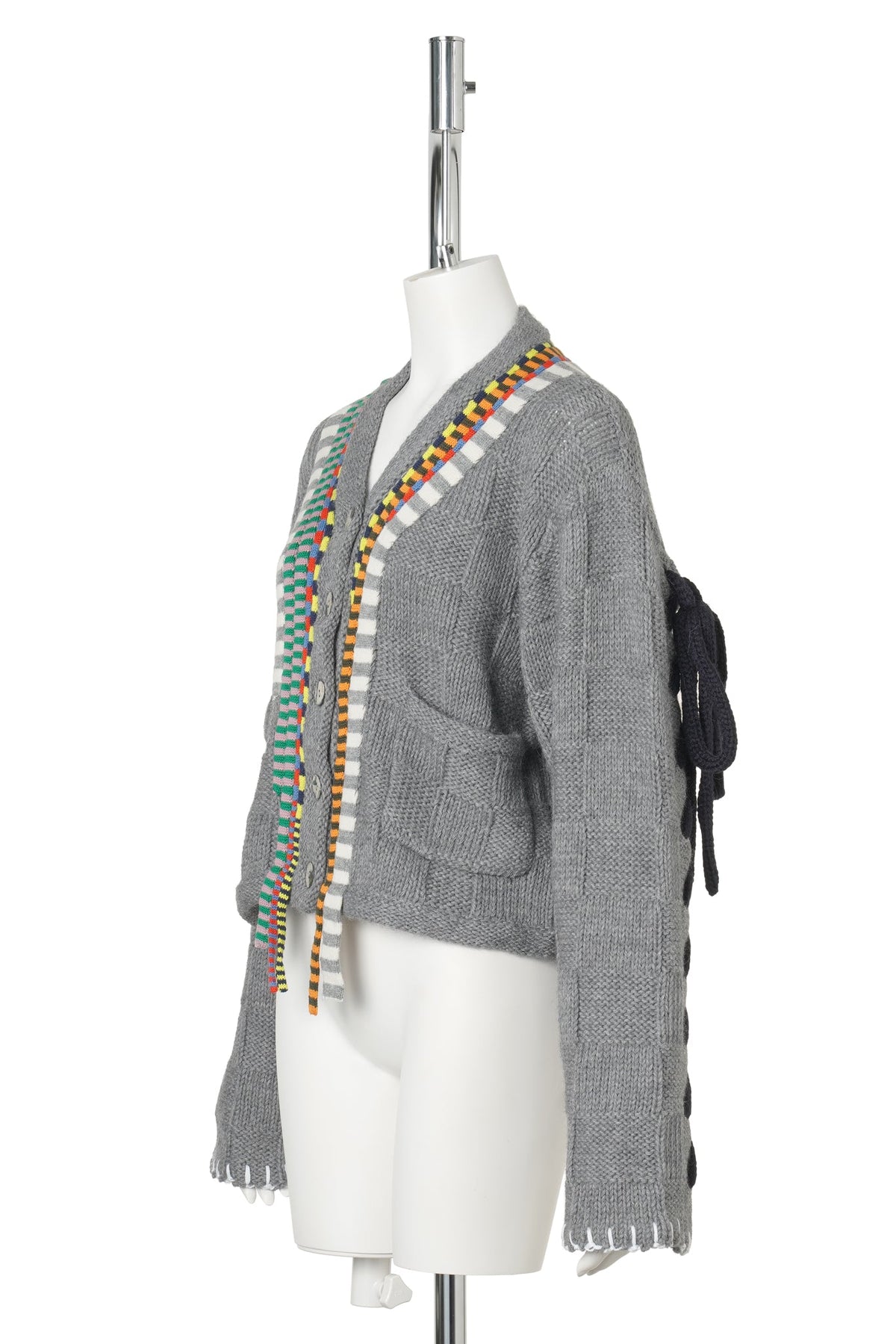 FROSTY VNECK JACKET / GREY