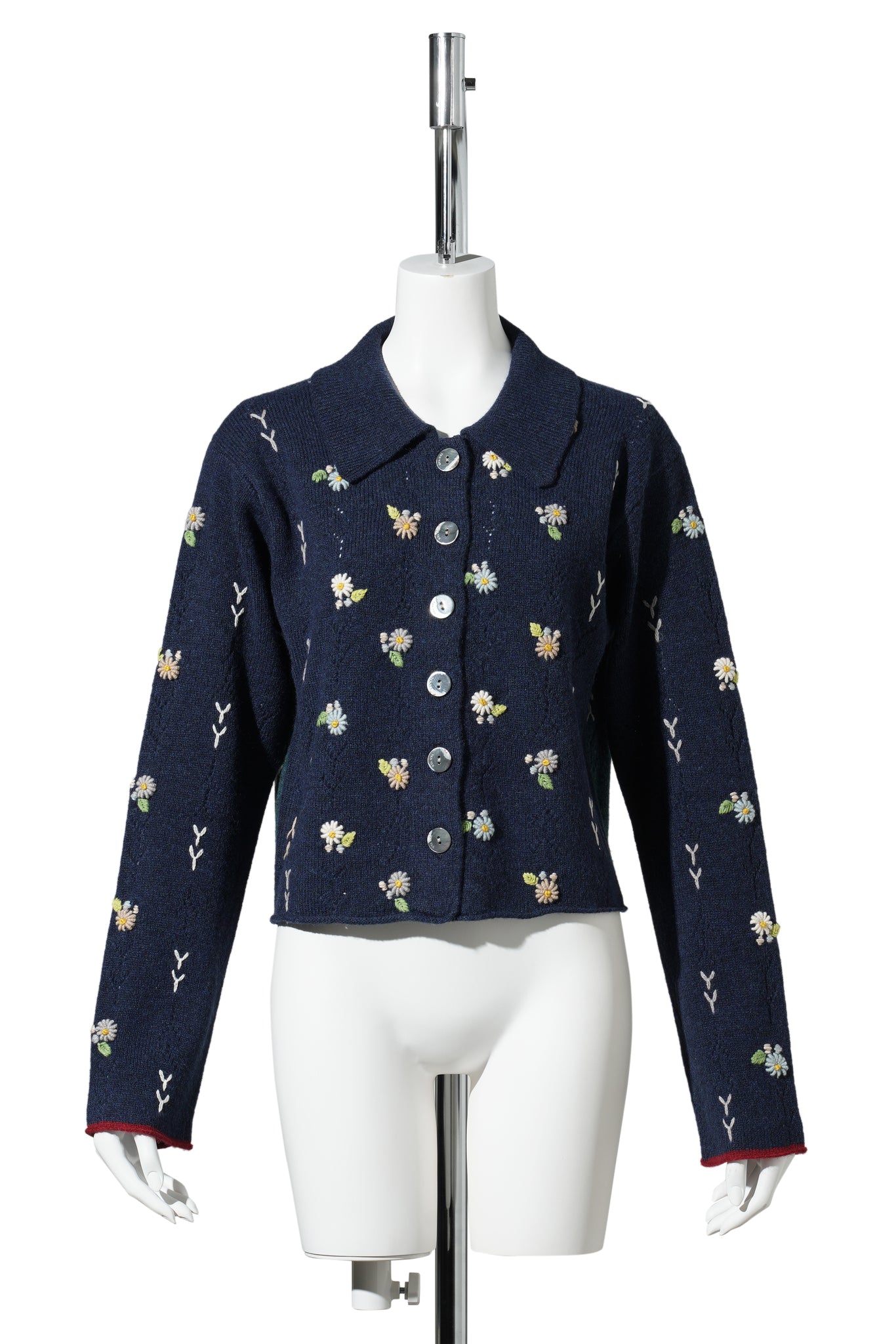 DAISY SHRUNKEN WORK JACKET / NAVY