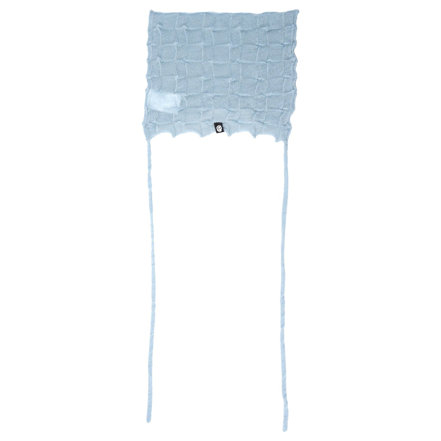 BORLOR MEOW BEANIE WITH STRINGS / SKY