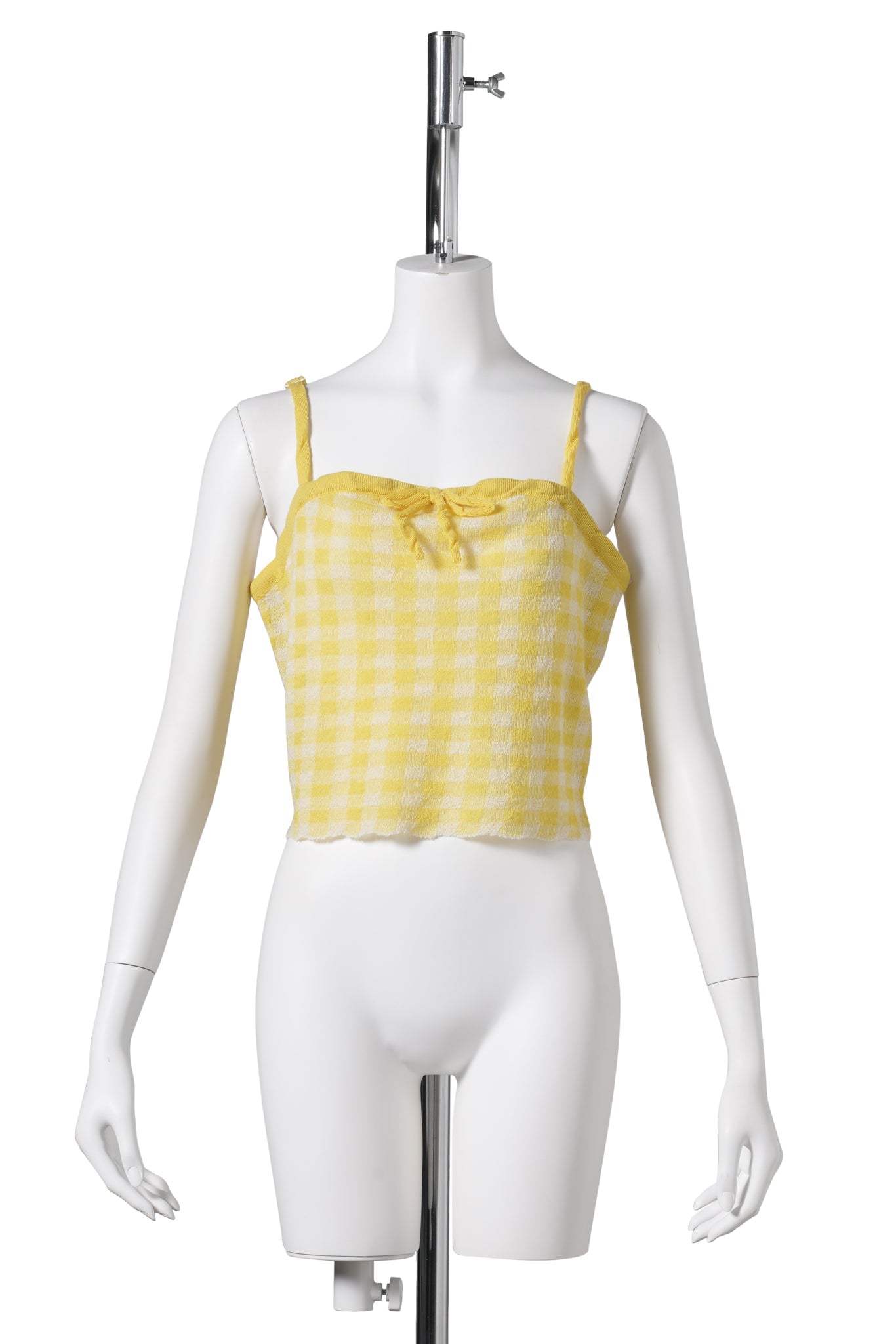 GINGHAM CAMI / YELLOW