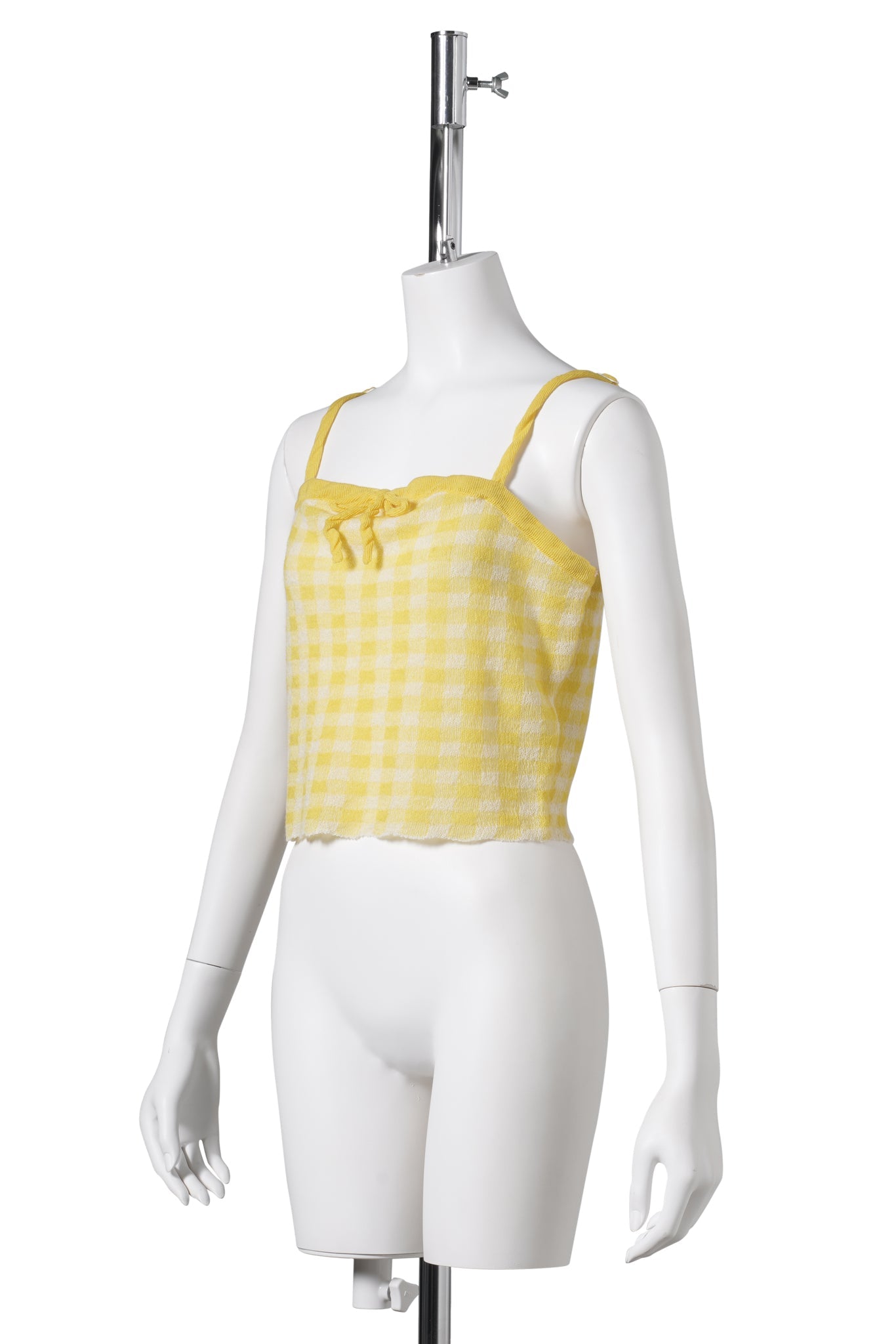 GINGHAM CAMI / YELLOW
