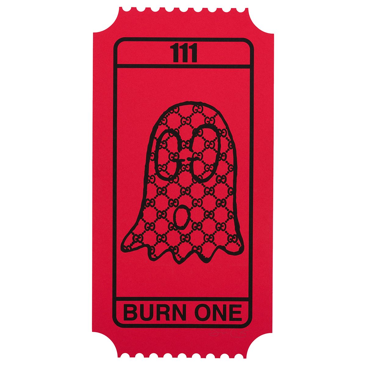 BURN TICKET / RED