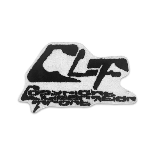 CLF RUG SMALL / WHITE x BLACK