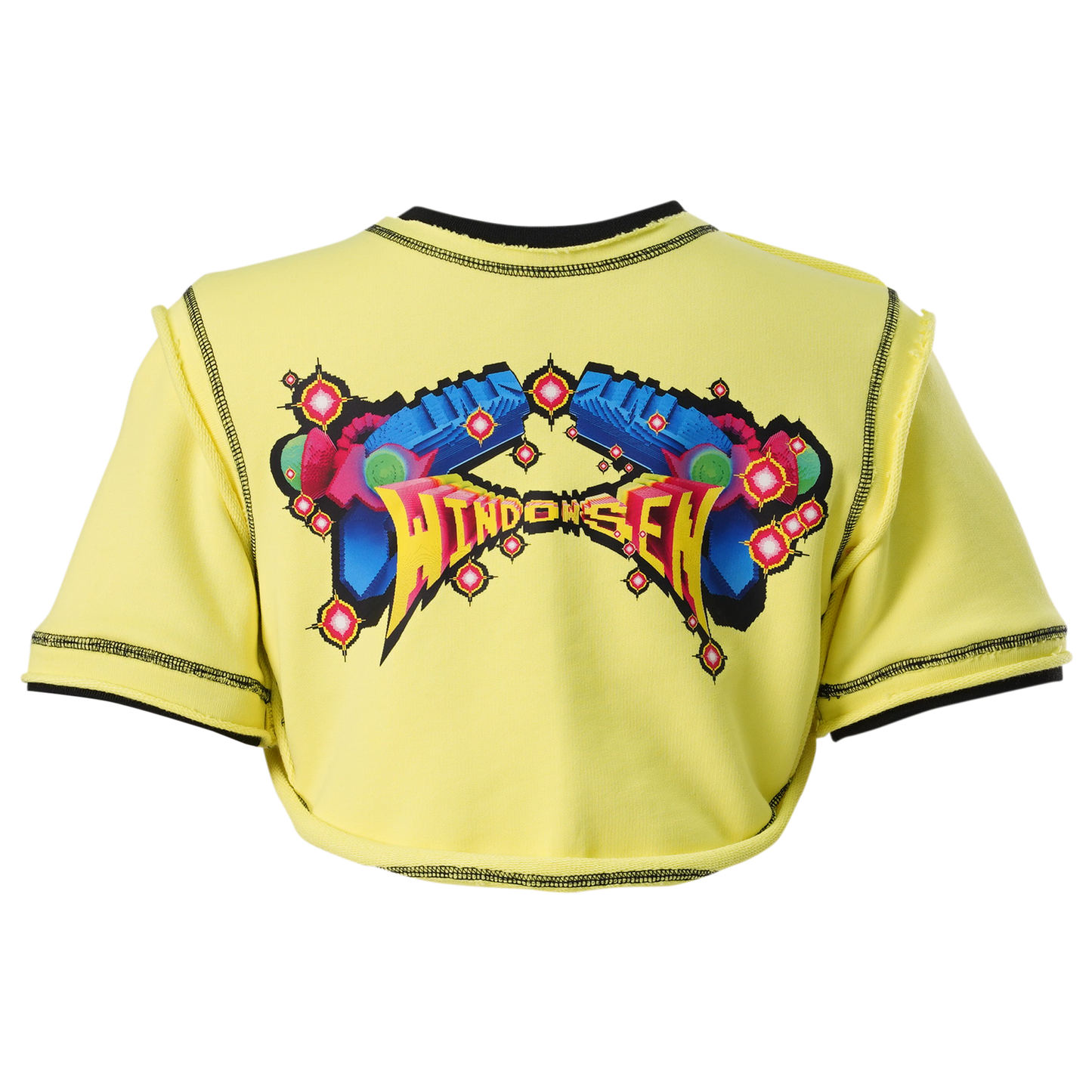 TOY GUN CROP TOP / YELLOW