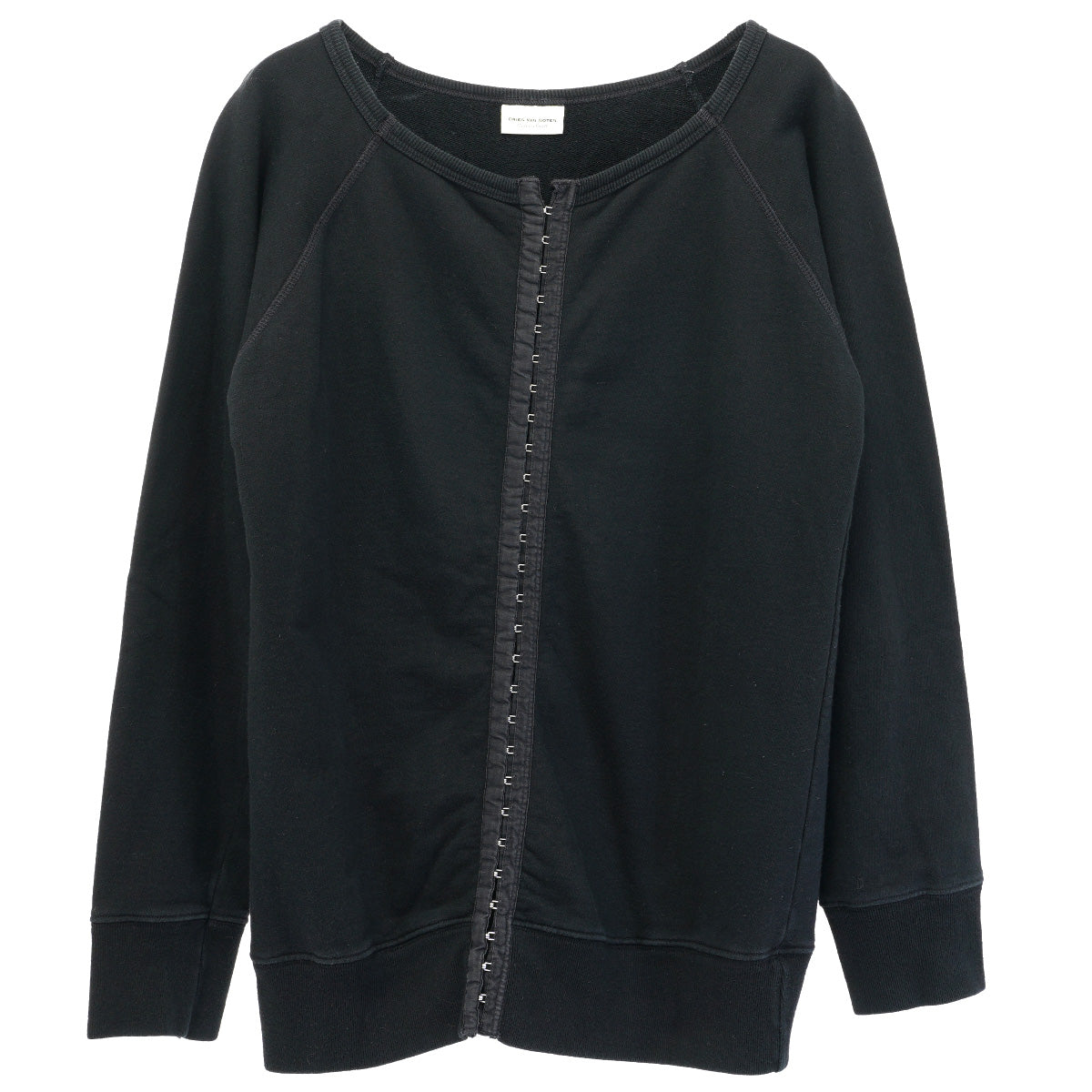 HOOK UP SWEATSHIRT CARDIGAN / BLACK