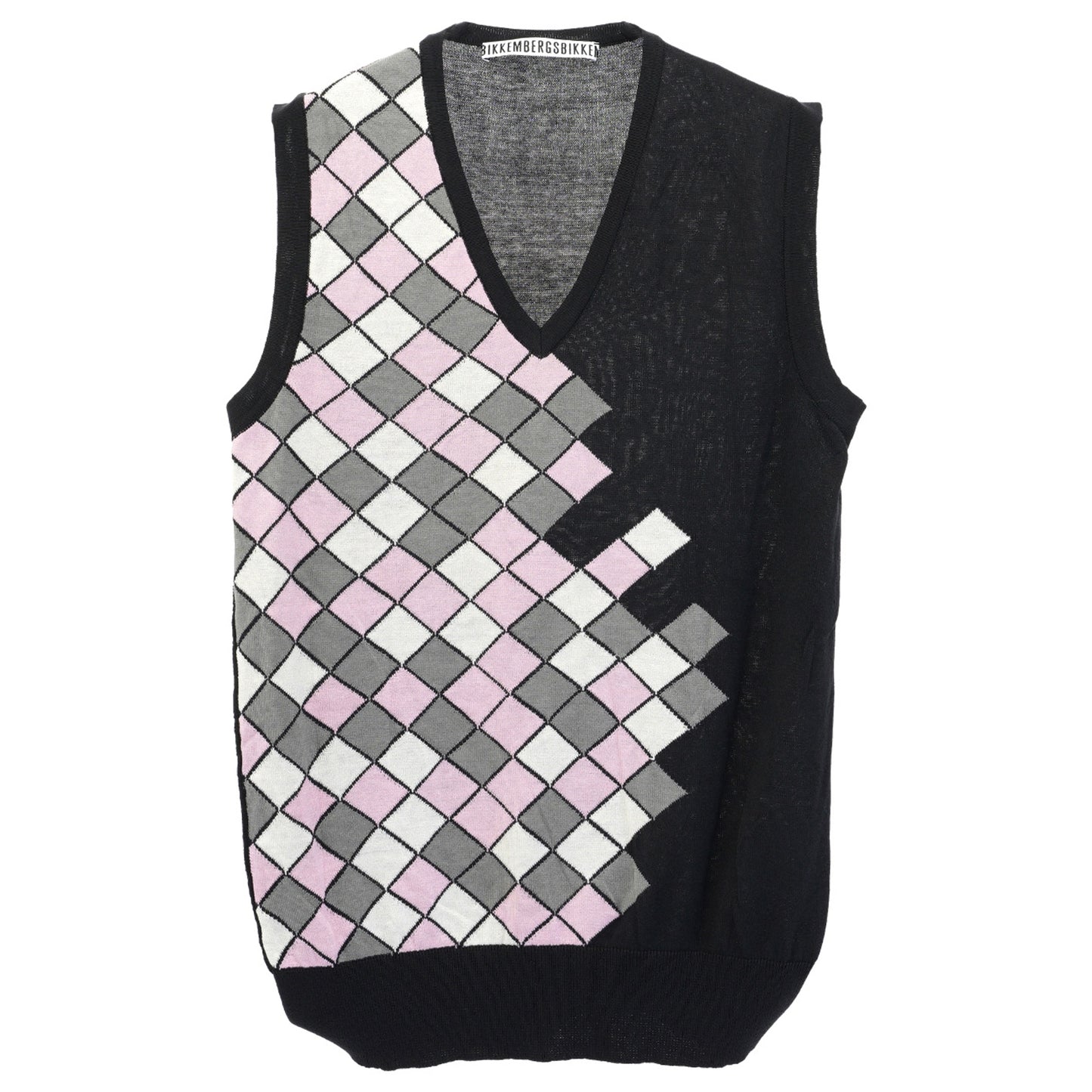 SLEEVELESS SWEATER / BLACK