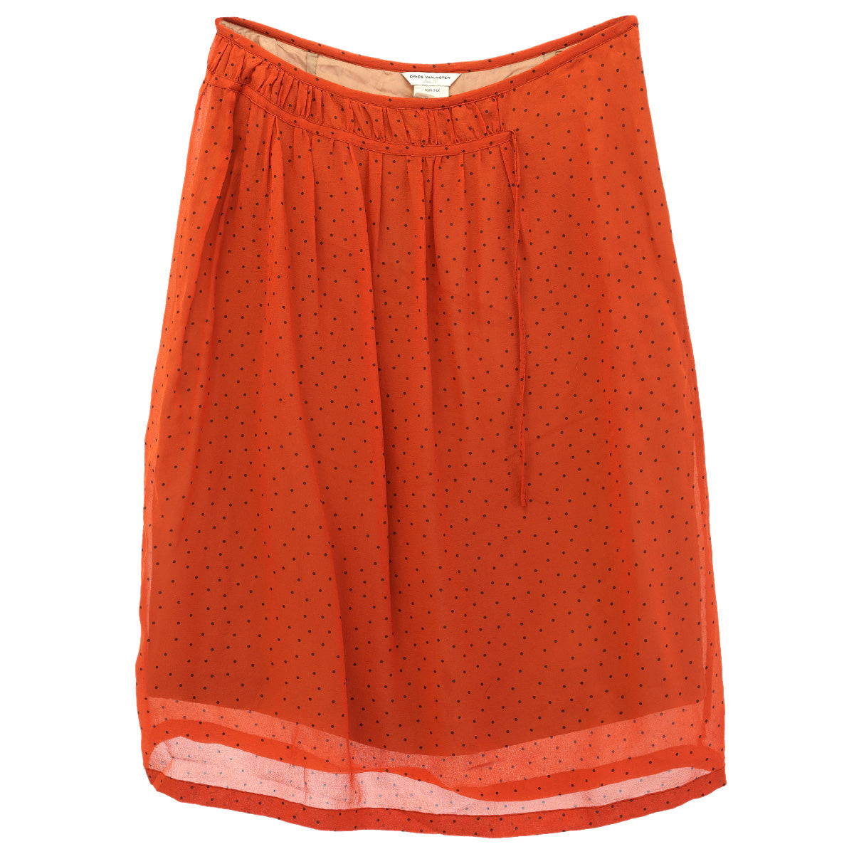 DOT SKIRT / ORANGE