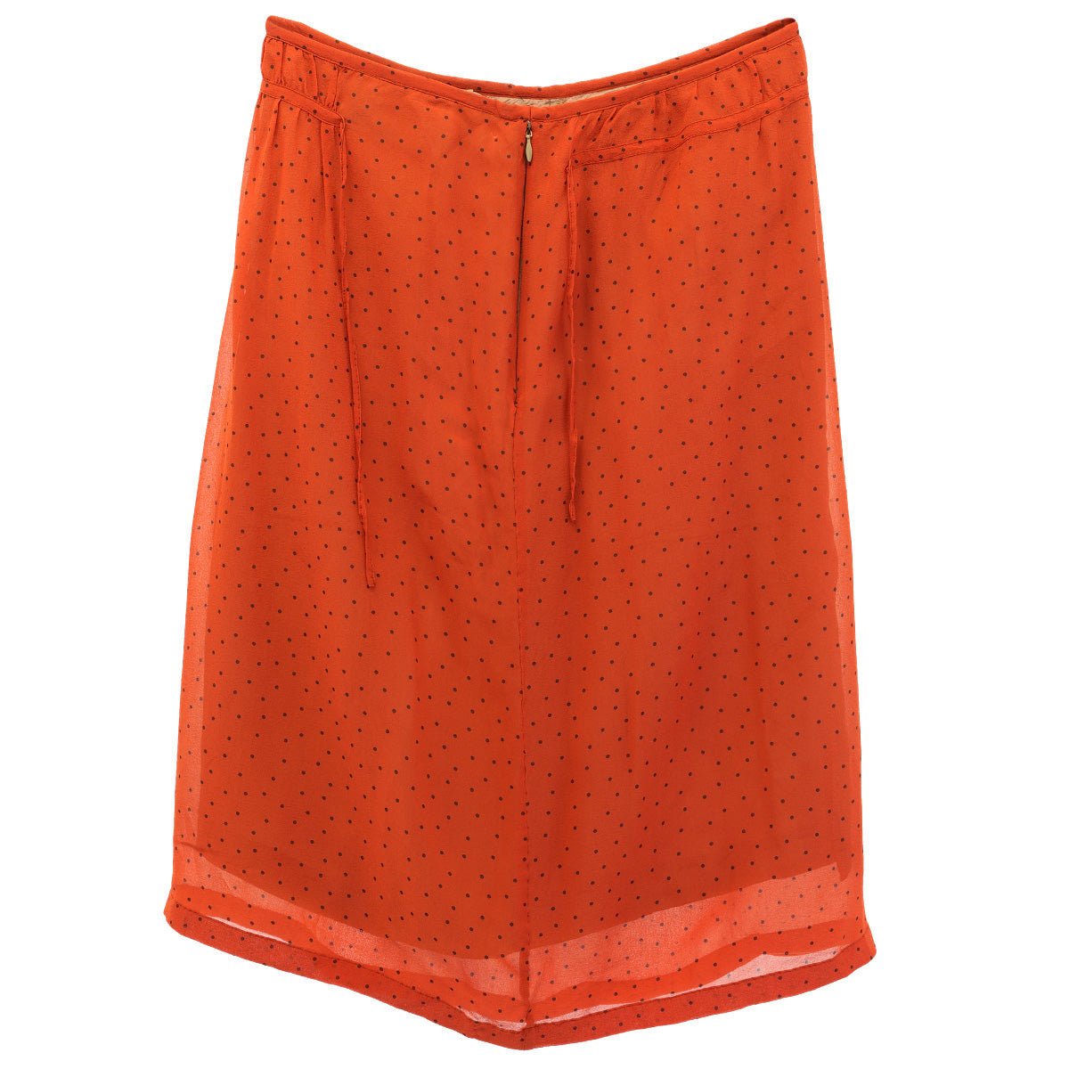 DOT SKIRT / ORANGE