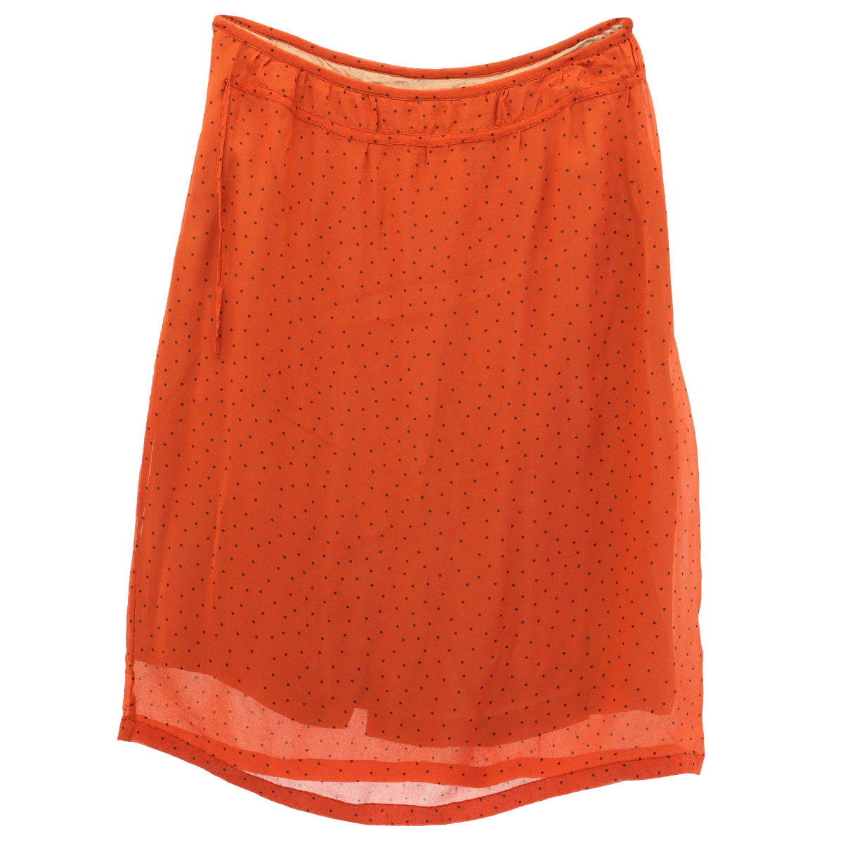 DOT SKIRT / ORANGE