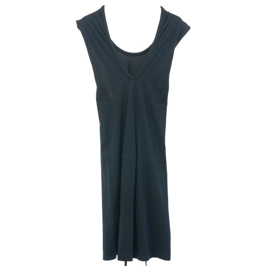 LAYERED SLEEVELESS DRESS / BLACK