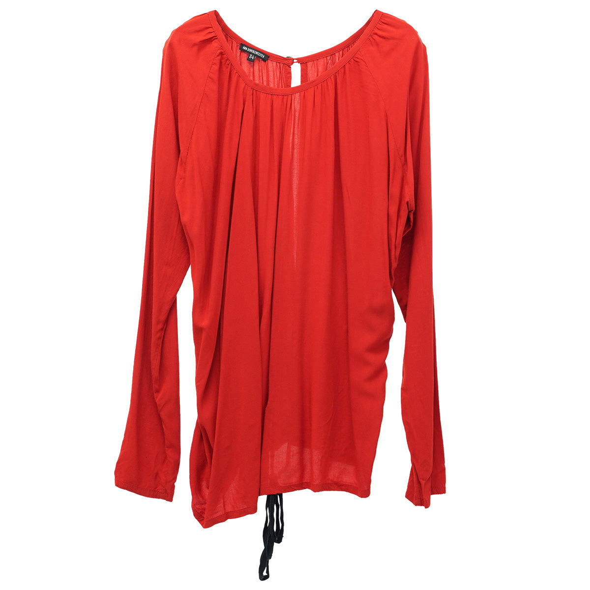 ROUND NECK TOP / RED