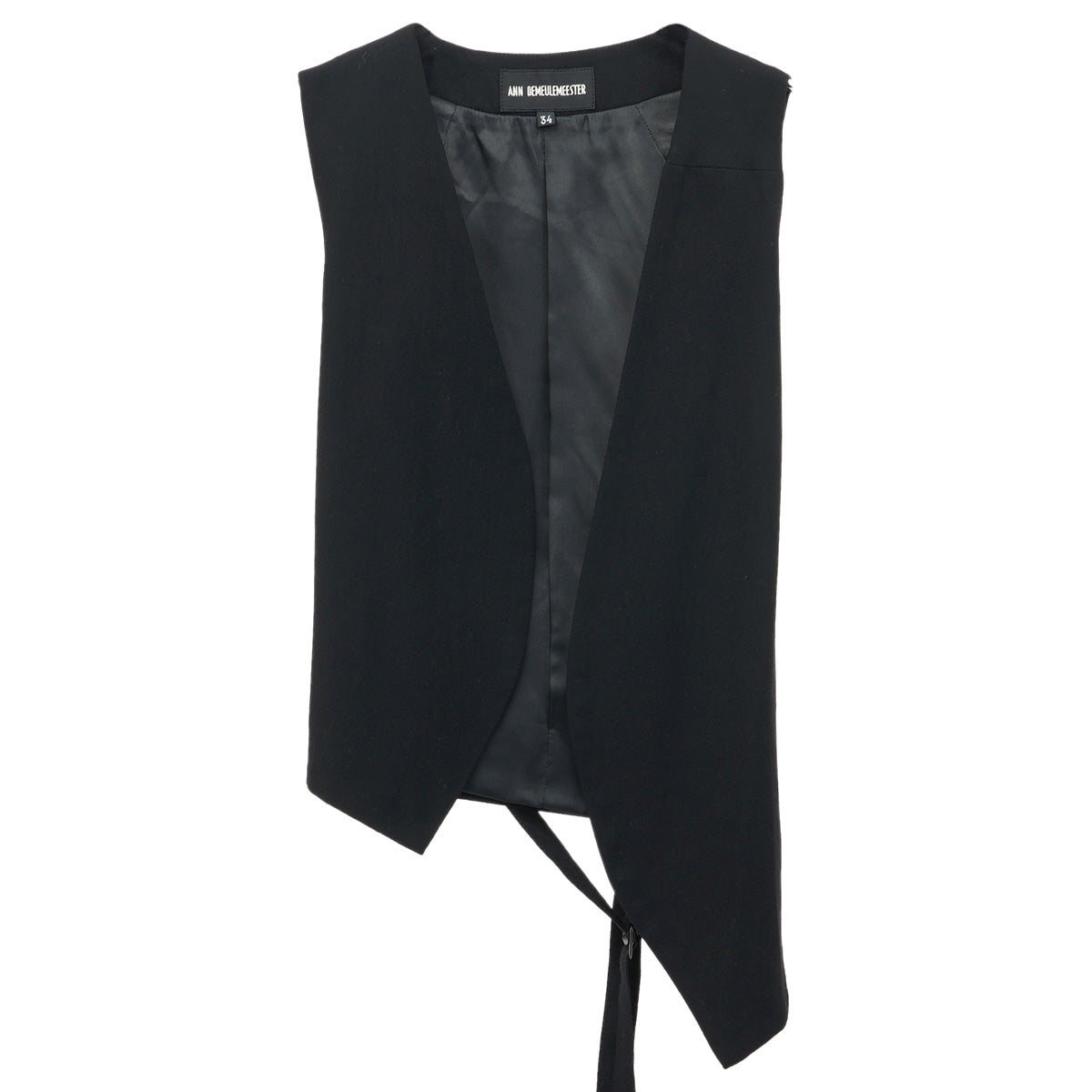 ASYMMETRY VEST / BLACK