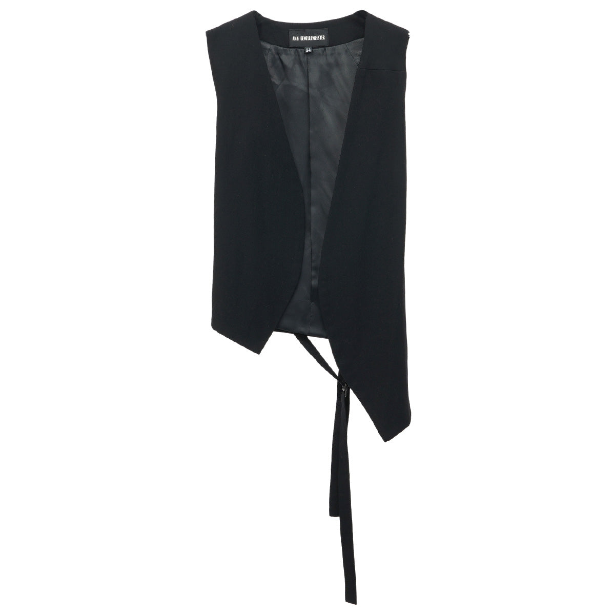 ASYMMETRY VEST / BLACK