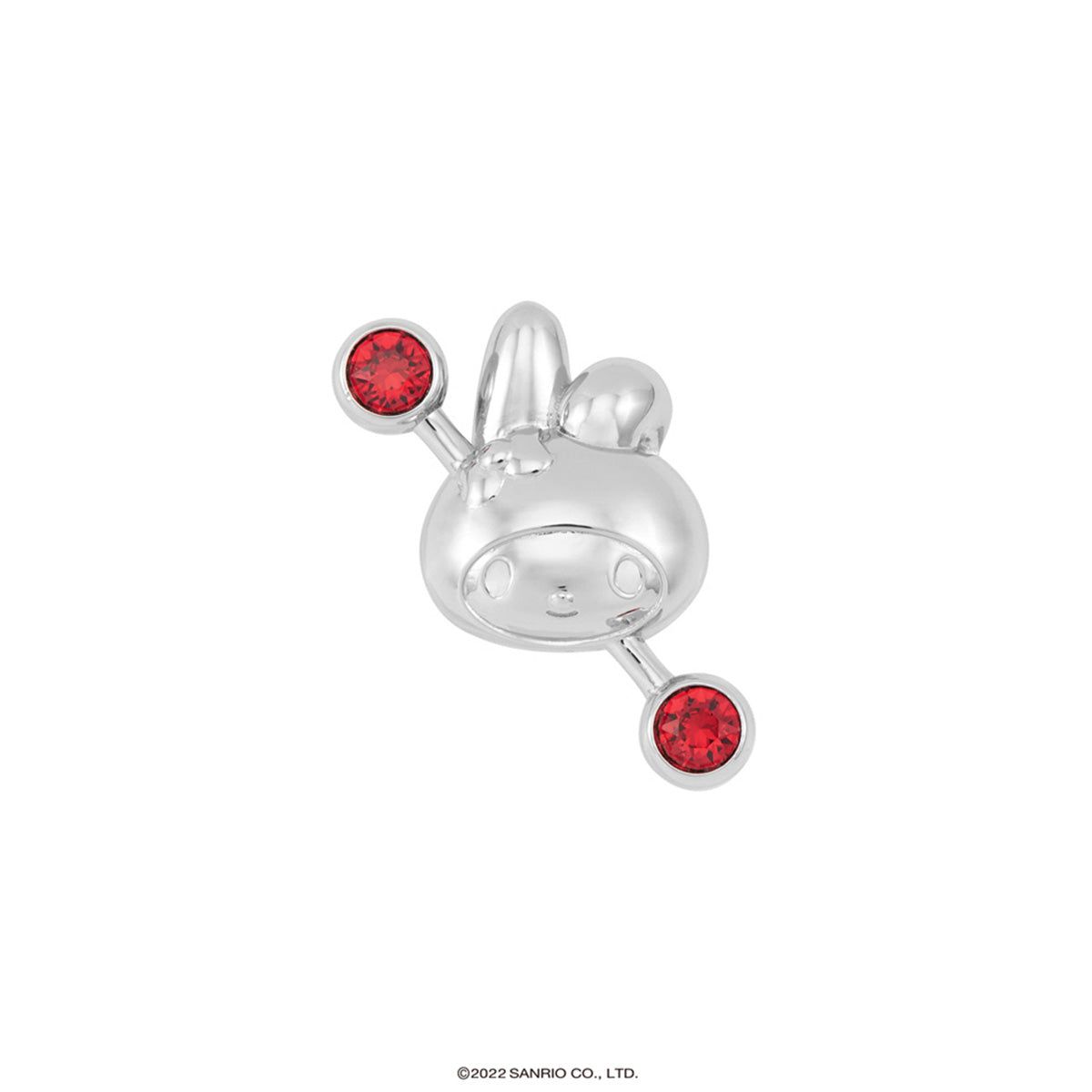 MY MELODY SINGLE PIERCING EARRINGS / PALLADIUM