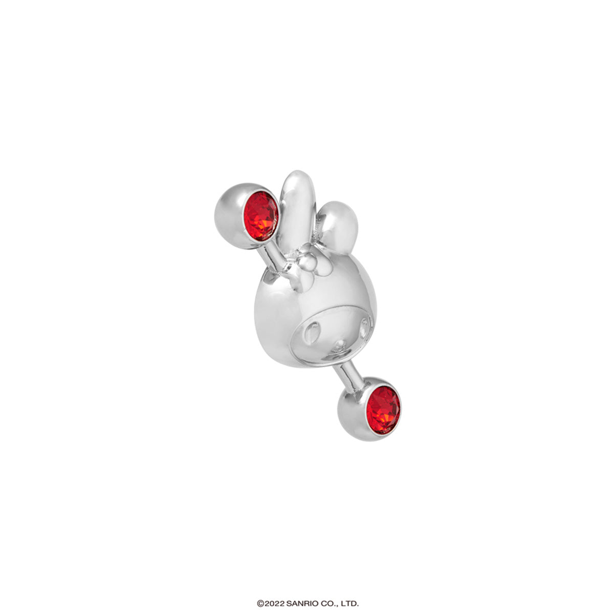 MY MELODY SINGLE PIERCING EARRINGS / PALLADIUM