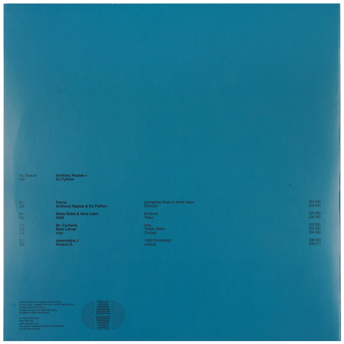 V.A. - Air Texture VIII／ANTHONYNAPLES + DJPYTH [2LP]