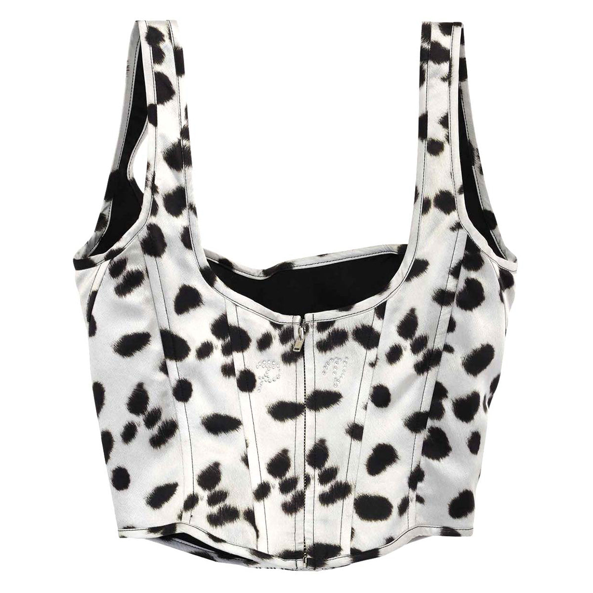 SATIN CORSET TOP / DALMATIOAN