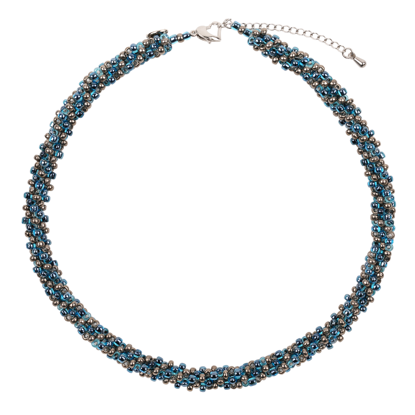 BEAD NECKLACE / BLUE GR8