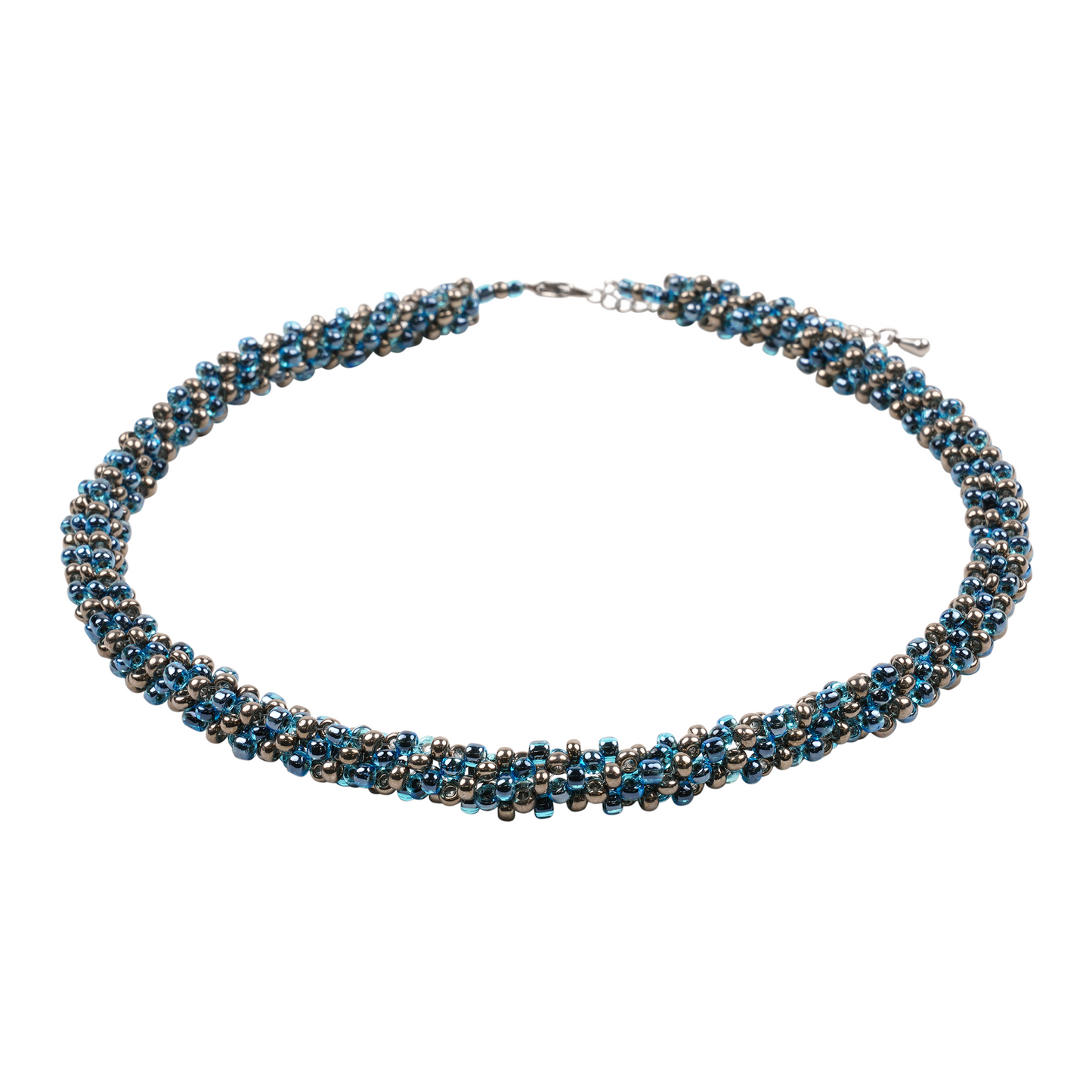 BEAD NECKLACE / BLUE GR8